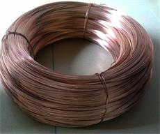 Copper coated iron wire